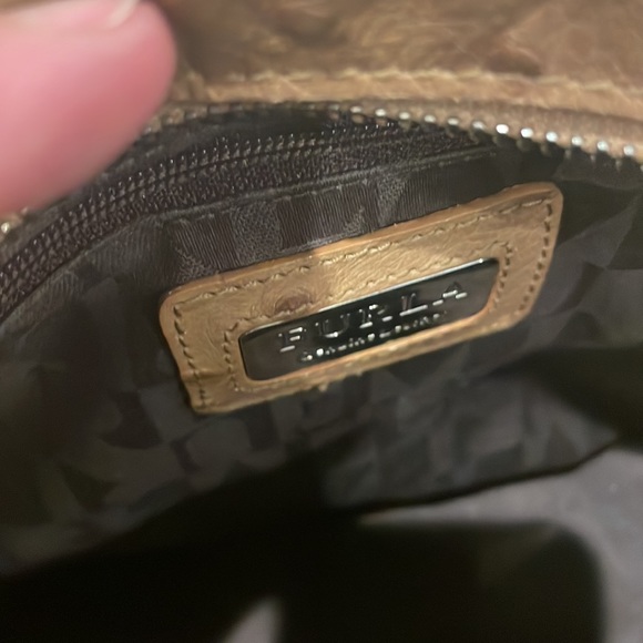 FURLA ostrich handbag. Only wore twice it’s like brand new. - Picture 5 of 17